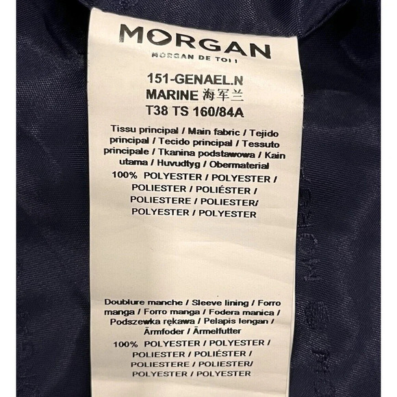 Morgan de Toi Women Jacket Blue Size‎ 38 - Picture 6 of 8